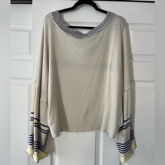 Free People Long Sleeve Oversized Strip - Picture 3 of 6